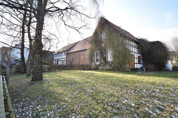 Teilansicht rechte Hausseite (Ferienwohnungen)