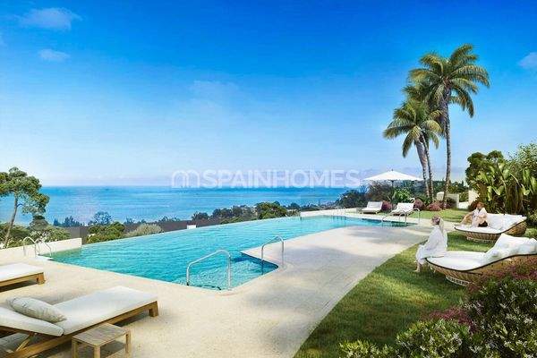 Well Located Sea View Apartments within a Complex in Benalmadena