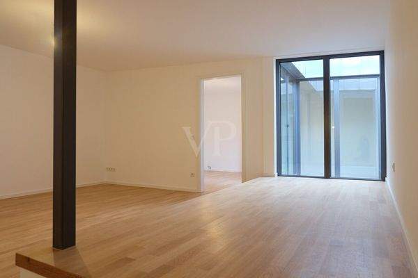 Galerie mit stilvollem Podest