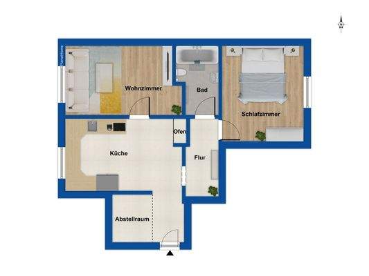 Grundriss Erdgeschoss