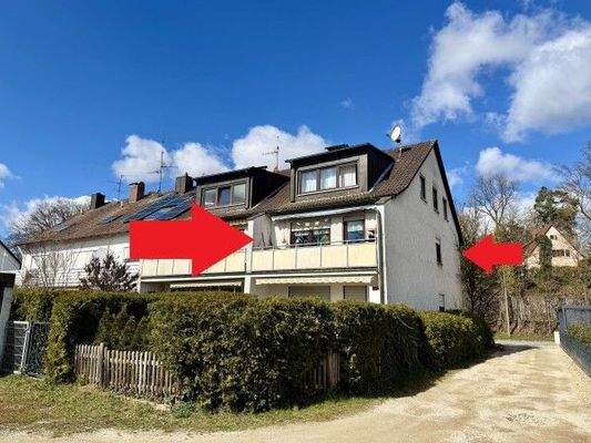 Rückseite mit Ausfahrt