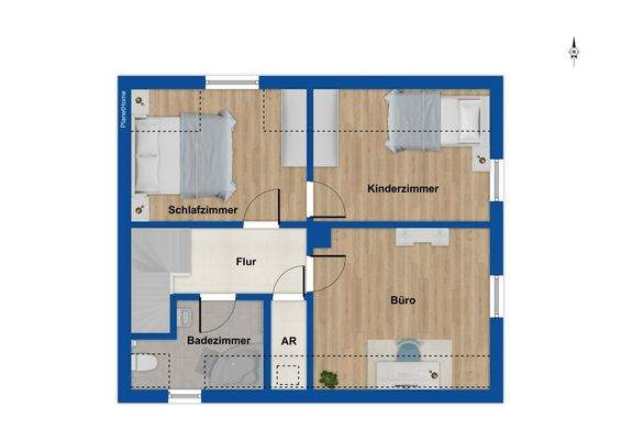 Grundriss Dachgeschoss