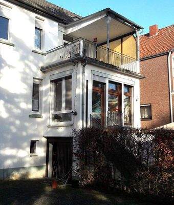 Ansicht Balkon-Wintergarten