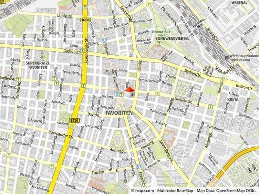 Geolyzer Kartenausschnitt