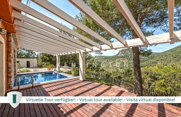 Finca in Esporles Mallorca - pool/terrasse