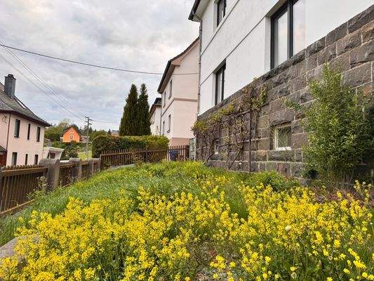 Vordere Gartenansicht