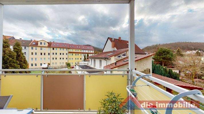Balkon mit attraktivem Ausblick