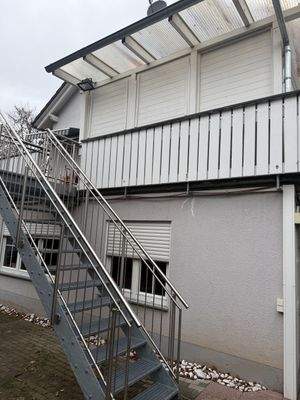 Aufgang zur Dachterrasse