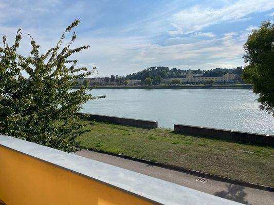 atemberaubender Blick über die Donau Richtung Ybbs