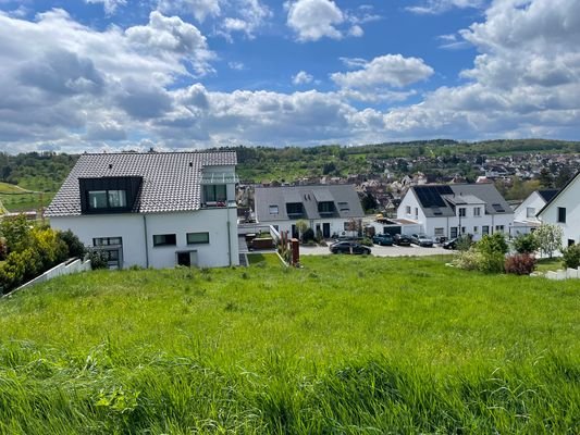 Blick auf den Bauplatz