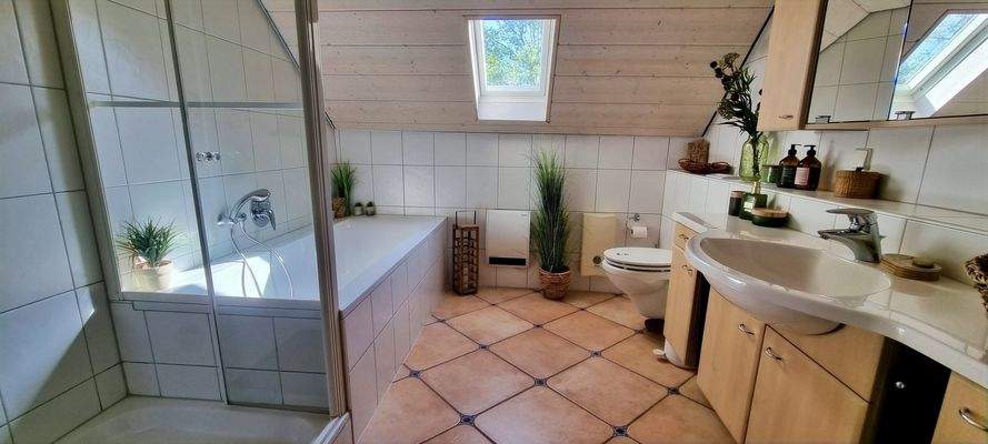 Badezimmer Dachgeschoss