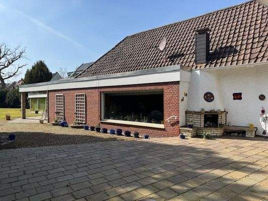 Die großzügige Bebauung