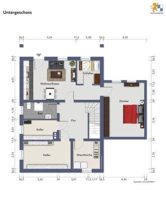 Grundriss Untergeschoss