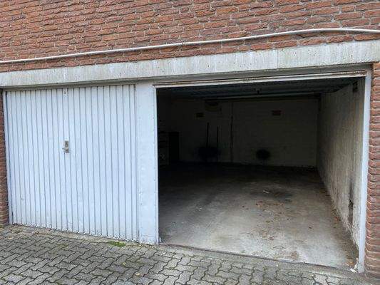 Offene Garagenansicht