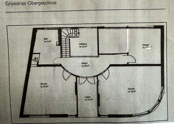 Grundriss Obergeschoss