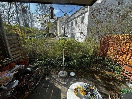 Blick aus dem Wohnzimmer