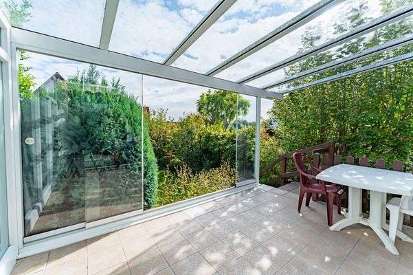 Überdachte Terrasse