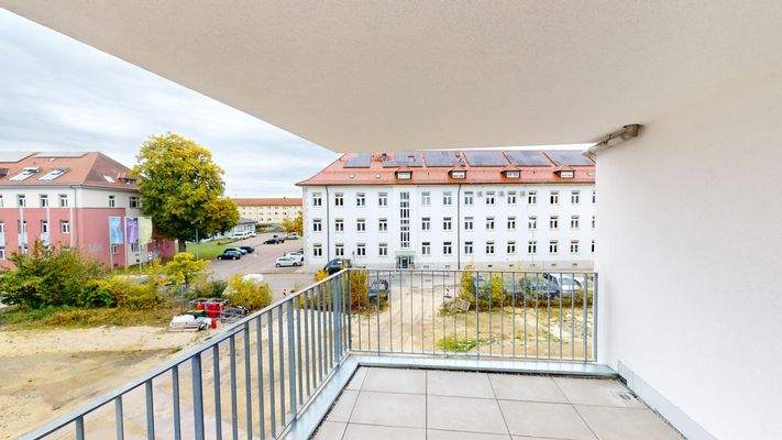 Balkon (Musterwohnung)