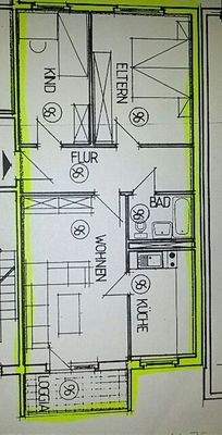 Grundriss der Wohnung