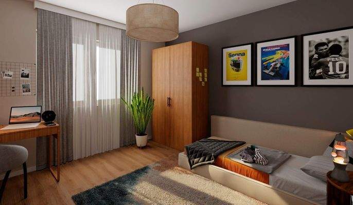 Flexible Nutzungsmöglichkeiten der Zimmer