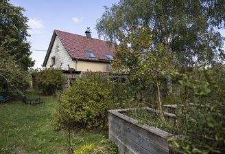 Rückansicht mit Garten