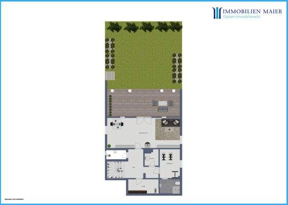 Untergeschoss (nicht Maßstabsgetreu)