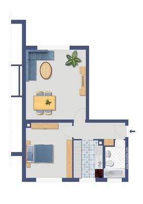 Grundriss gespiegelt