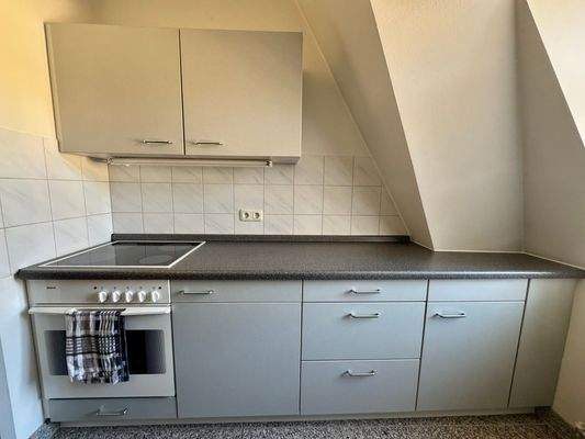 Küche mit Einbauküche