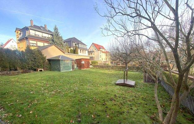 Blick in den Garten- Ostausrichtung