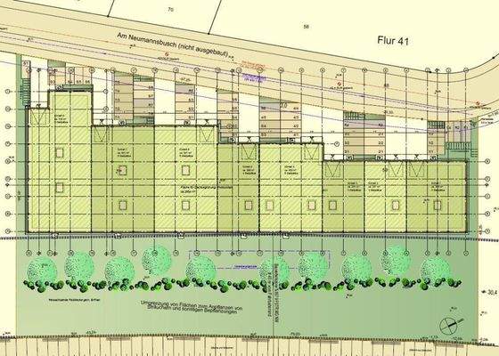 Lageplan und Bebauung