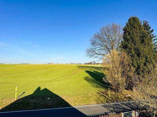 Blick aus dem Schlafzimmer nach Nordosten