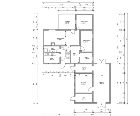 Grundriss Erdgeschoss