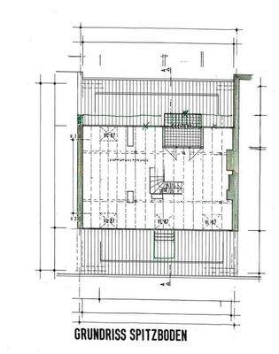 Grundriss Spitzboden