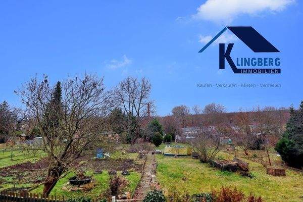 Blick vom Grundstück