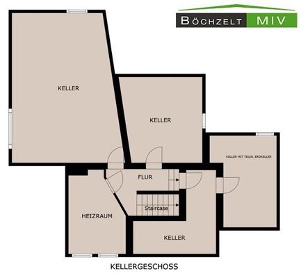 Schematischer Grundriss KG
