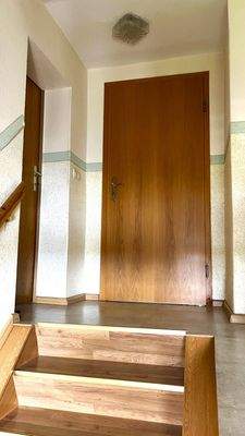 Treppe zum Dachgeschoss