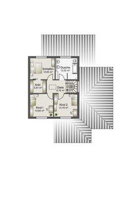 Grundriss Obergeschoss