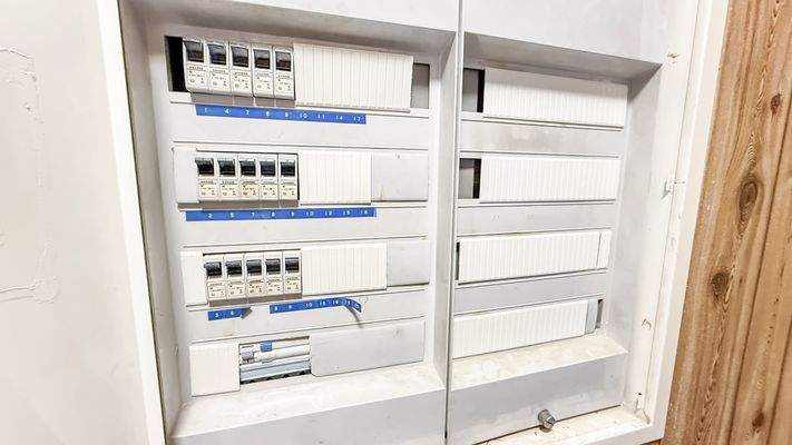 Elektroverteilung exemplarische Wohneinheit