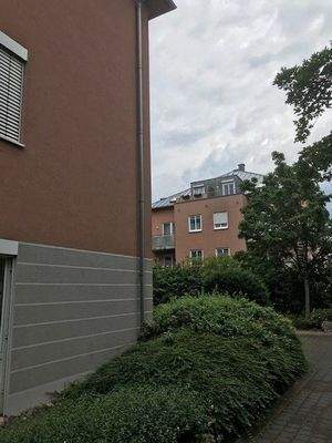 Blick vom EG auf Reicker Str. 113a und b