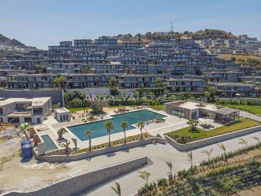 Spacious Sea View Real Estate in a Luxury Complex in Bodrum