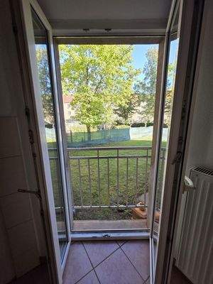 Frz. Balkon mit Blick zum Gart