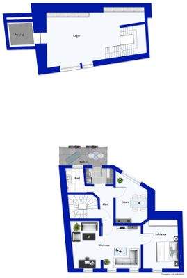 Dachgeschoss - komplett