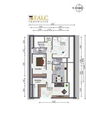 Dachgeschoss n. Original Plänen 