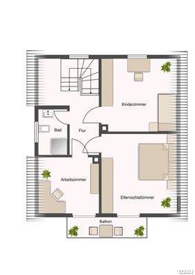 Grundriss Dachgeschoss