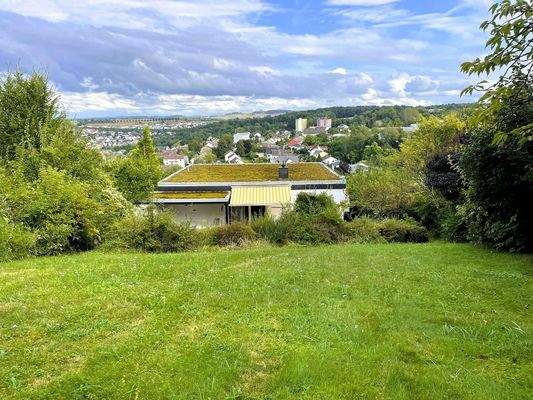 Blick von oberer Gartengrenze