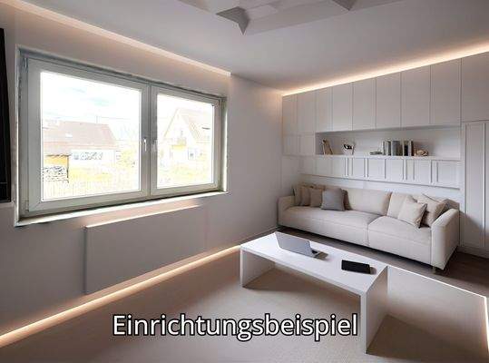 Büro/ Schlafzimmer EG (Einrichtungsbeispiel)