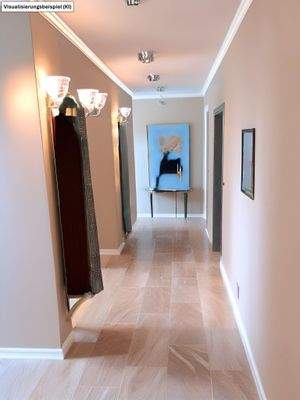 Flur Wohnung EG Visualisierung via Homestaging