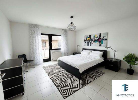 Schlafzimmer - gestaged (KI generiert)