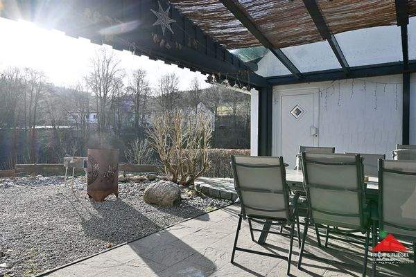 Überdachte Terrasse