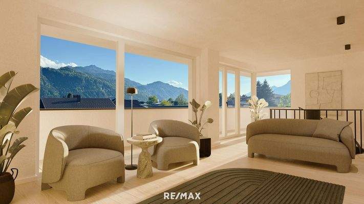 Kundl Penthouse Wohnzimmer